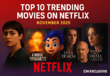 Top 10 Trending Movies on Netflix (November 2025)